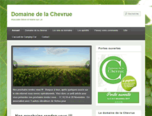 Tablet Screenshot of muscadet-la-chevrue.com